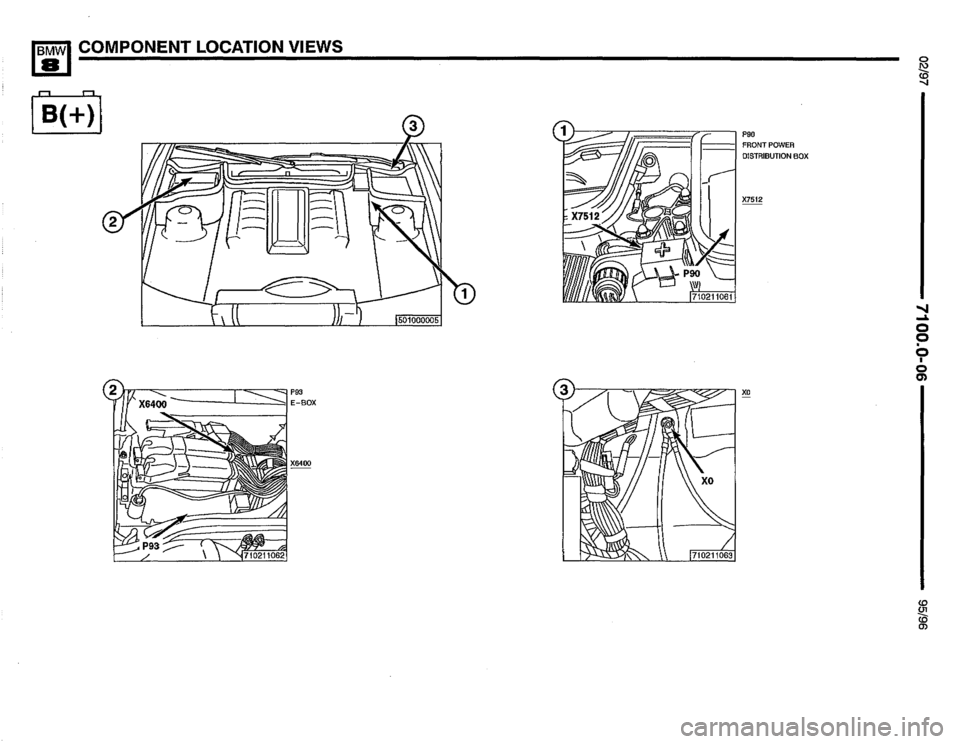 BMW 850csi 1995 E31 Electrical Troubleshooting Manual 