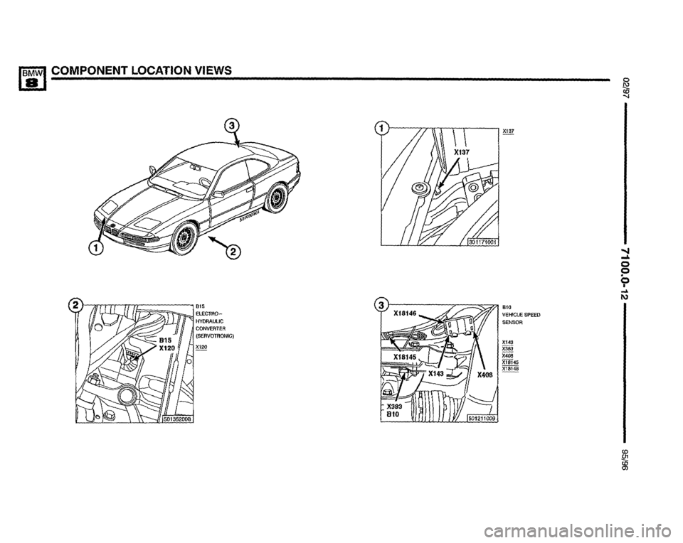 BMW 850csi 1995 E31 Electrical Troubleshooting Manual 
