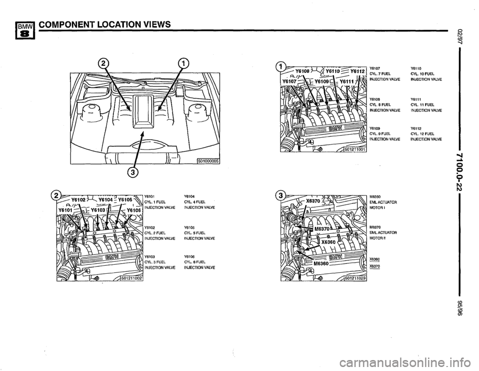 BMW 850csi 1995 E31 Electrical Troubleshooting Manual 