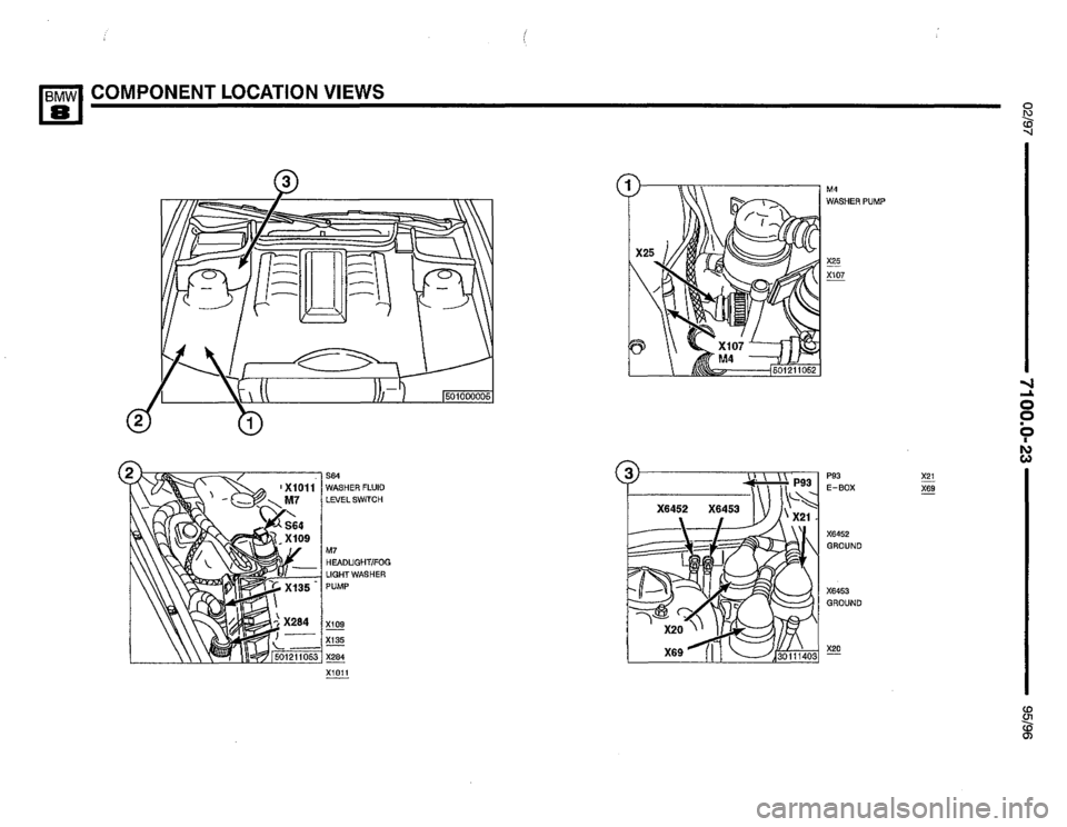 BMW 850csi 1995 E31 Electrical Troubleshooting Manual 