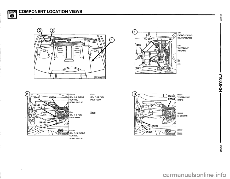 BMW 850csi 1995 E31 Electrical Troubleshooting Manual 