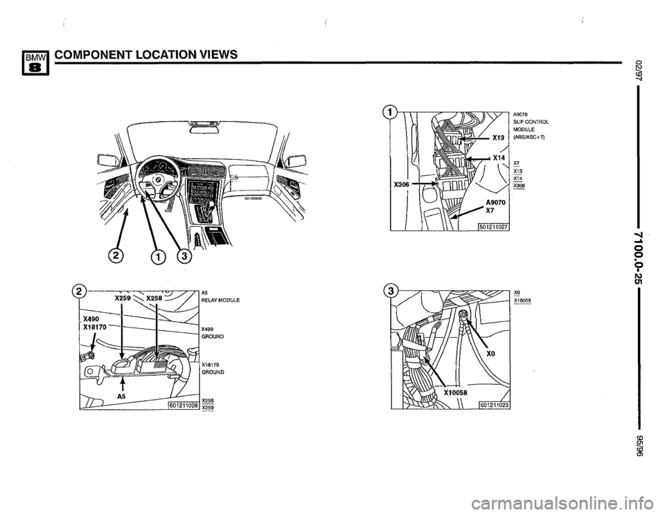 BMW 850csi 1995 E31 Electrical Troubleshooting Manual 