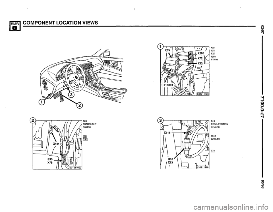 BMW 850csi 1995 E31 Electrical Troubleshooting Manual 