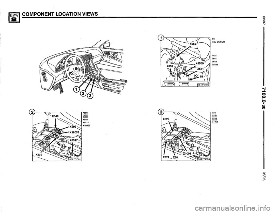 BMW 850csi 1995 E31 Electrical Troubleshooting Manual 