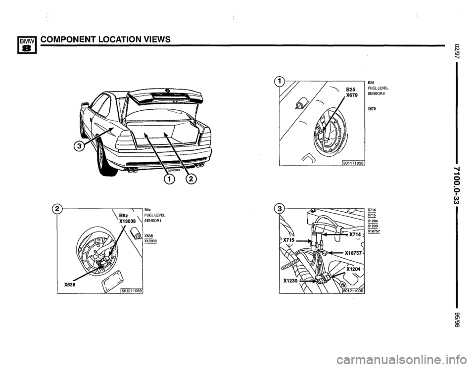 BMW 850csi 1995 E31 Electrical Troubleshooting Manual 