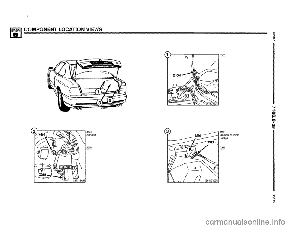 BMW 850csi 1995 E31 Electrical Troubleshooting Manual 