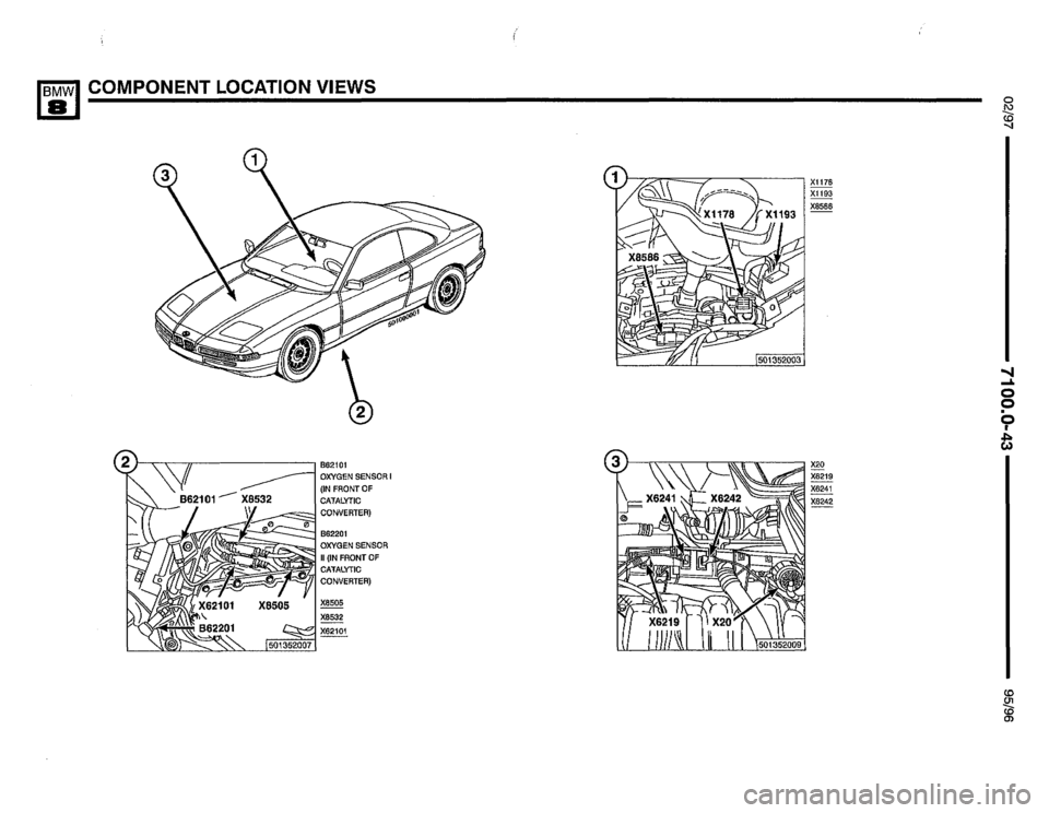BMW 850csi 1995 E31 Electrical Troubleshooting Manual 