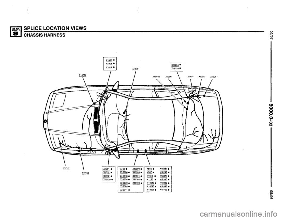 BMW 850csi 1995 E31 Electrical Troubleshooting Manual 