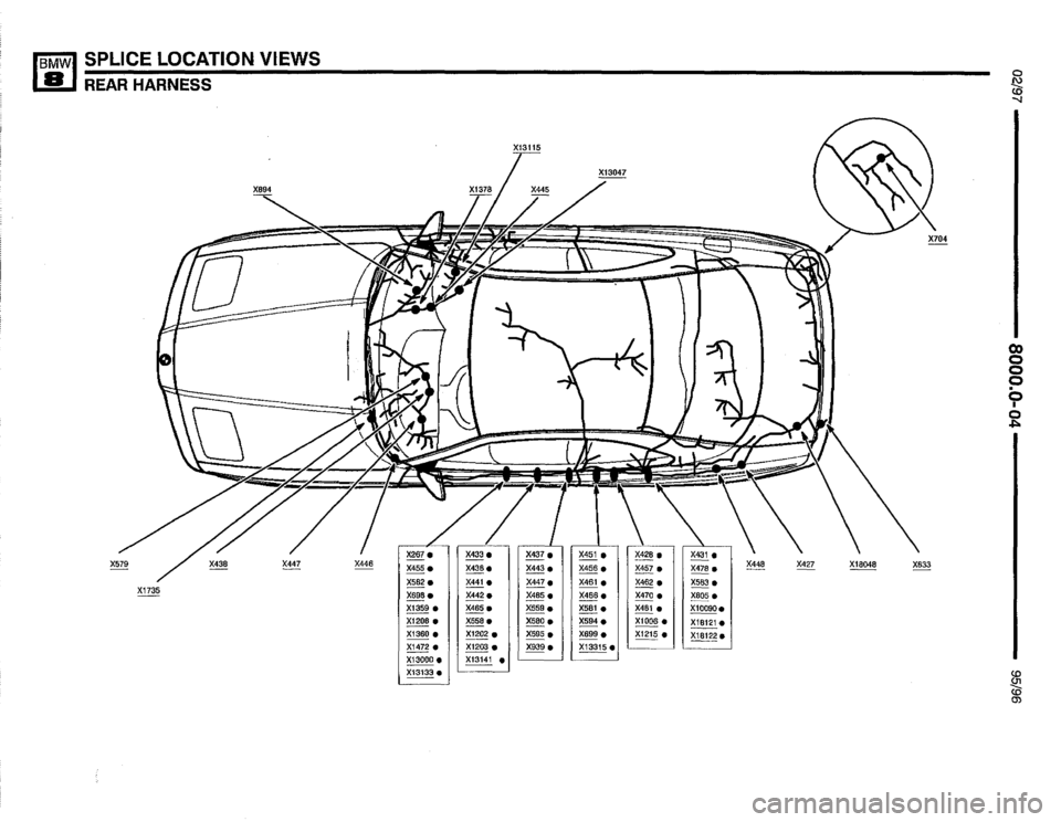 BMW 850csi 1995 E31 Electrical Troubleshooting Manual 