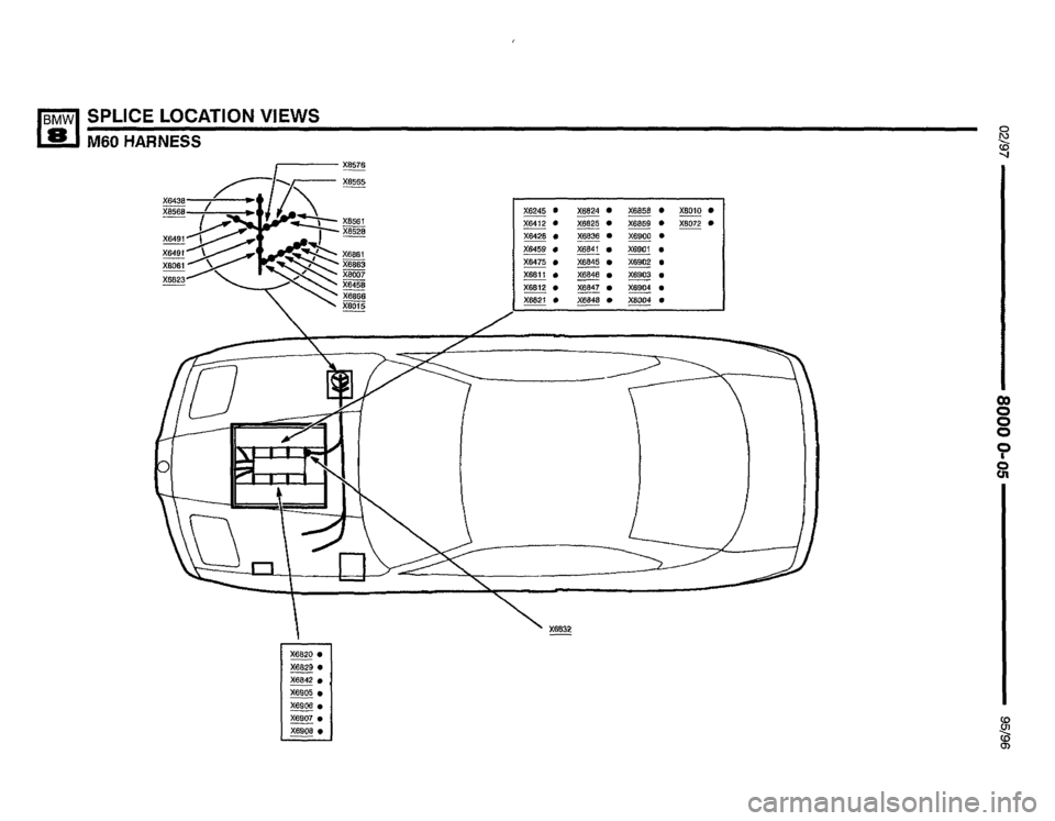 BMW 850csi 1995 E31 Electrical Troubleshooting Manual 