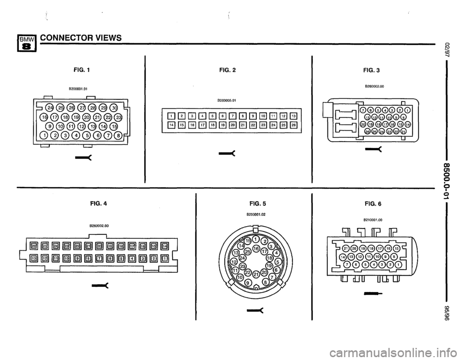BMW 850csi 1995 E31 Electrical Troubleshooting Manual 