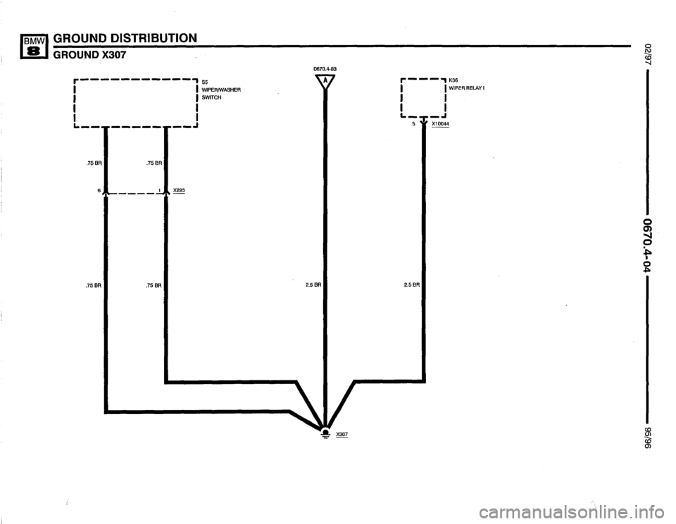 BMW 850csi 1995 E31 Electrical Troubleshooting Manual 