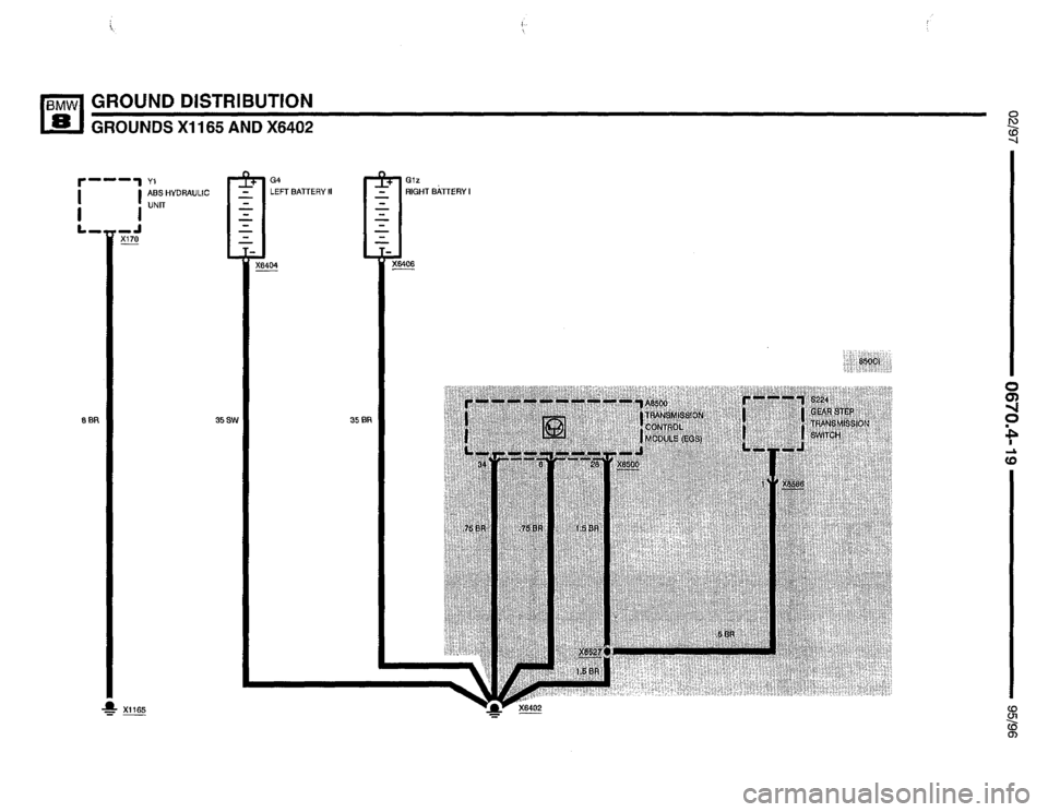 BMW 850csi 1995 E31 Electrical Troubleshooting Manual 