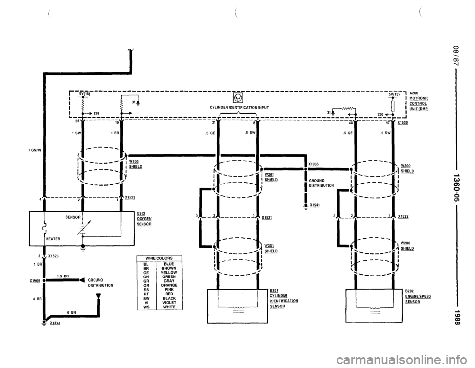 BMW 735i 1987 E32 Electrical Troubleshooting Manual 