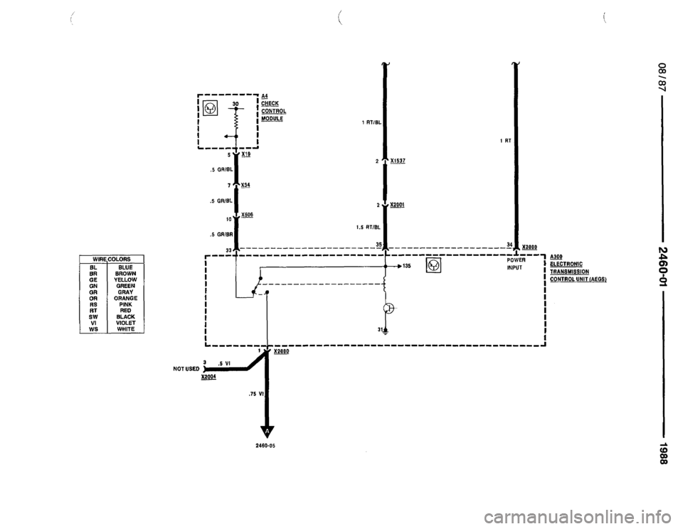BMW 735i 1987 E32 Electrical Troubleshooting Manual 