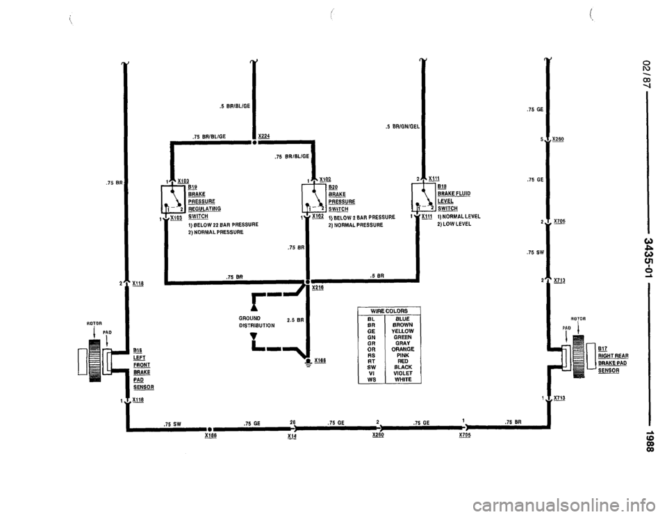 BMW 735i 1987 E32 Electrical Troubleshooting Manual 