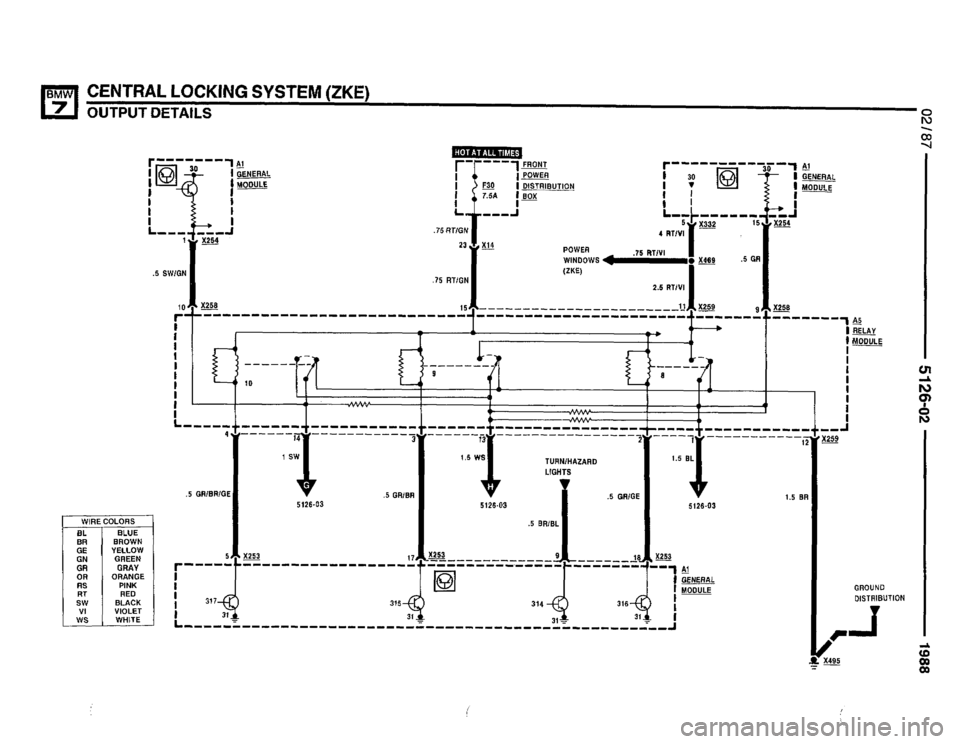 BMW 735i 1987 E32 Electrical Troubleshooting Manual 