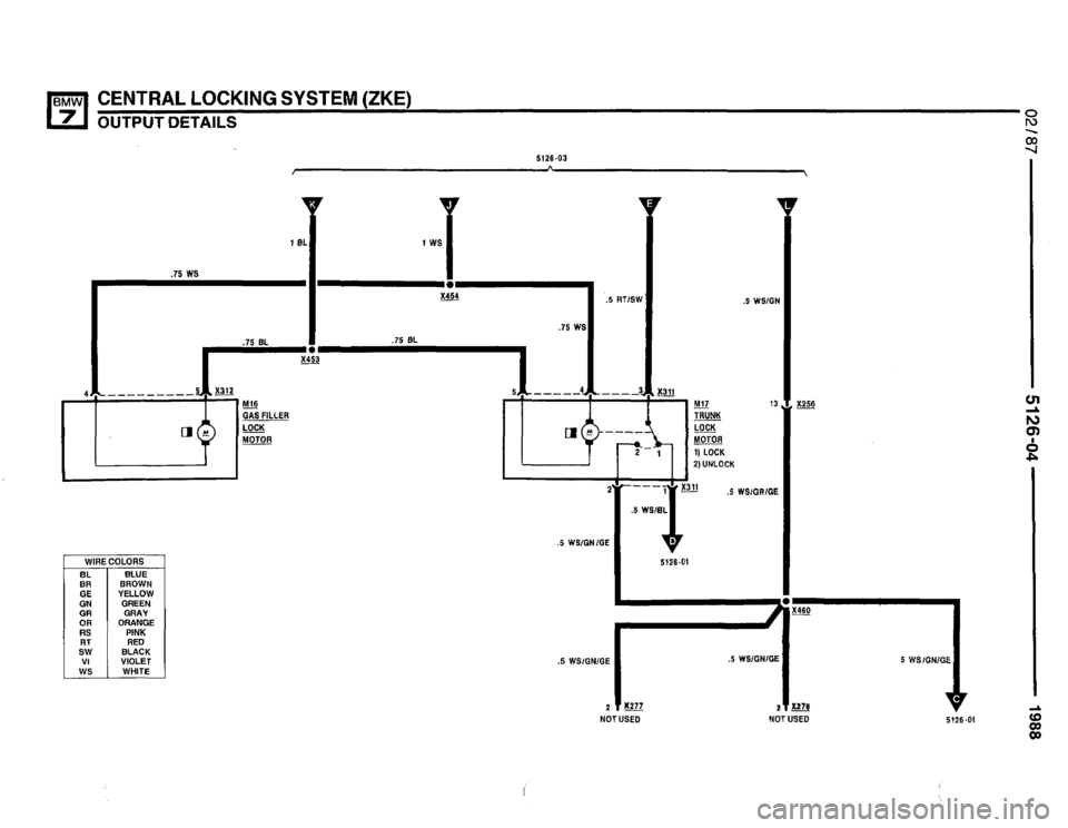 BMW 735i 1987 E32 Electrical Troubleshooting Manual 