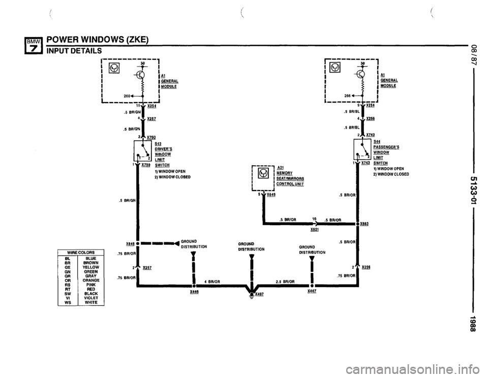 BMW 735i 1987 E32 Electrical Troubleshooting Manual 