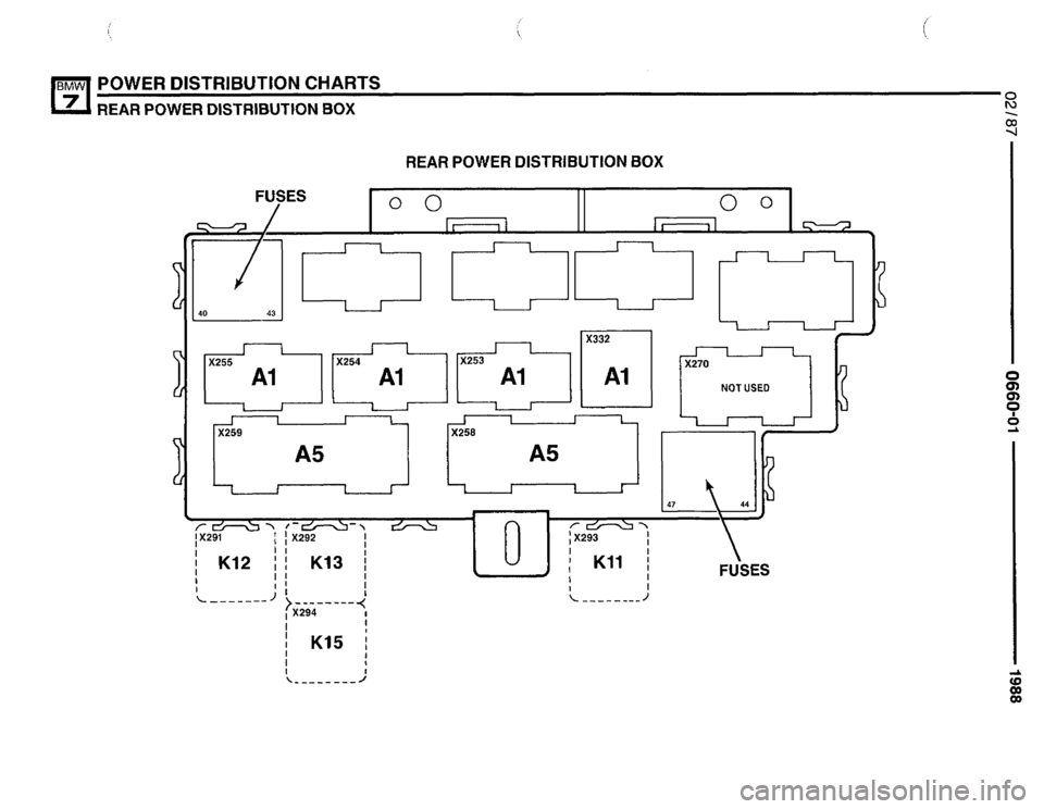 BMW 735i 1987 E32 Electrical Troubleshooting Manual 