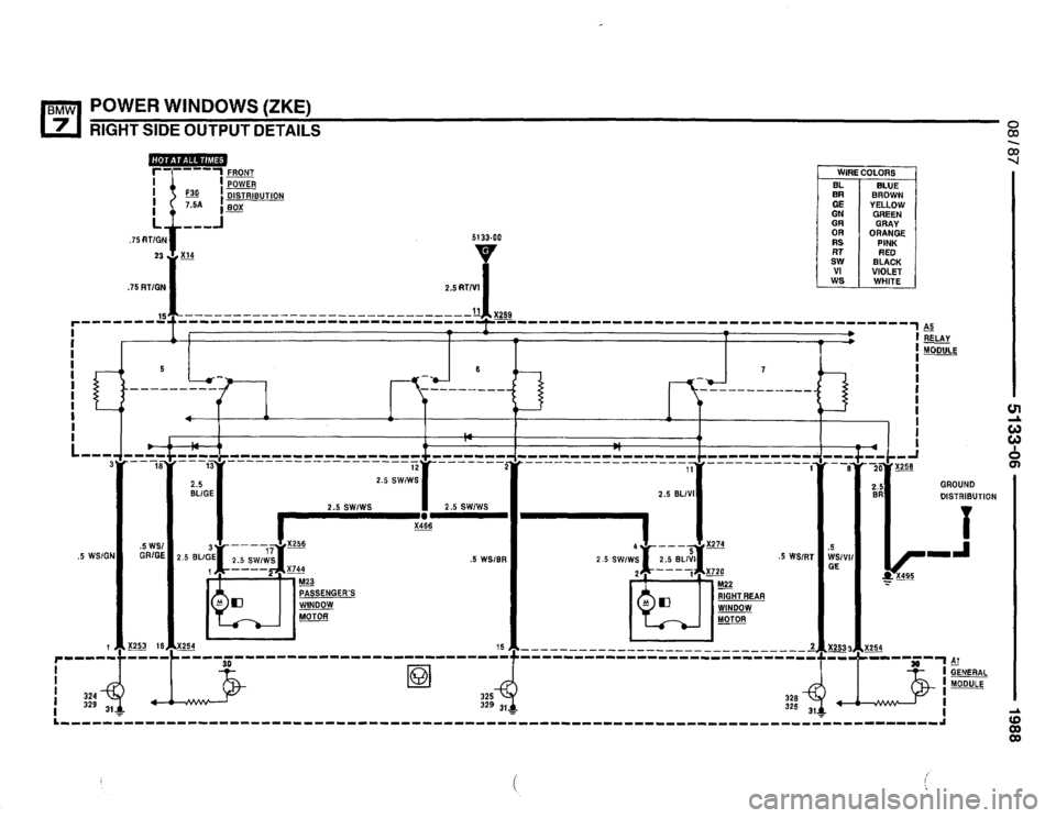 BMW 735i 1987 E32 Electrical Troubleshooting Manual 