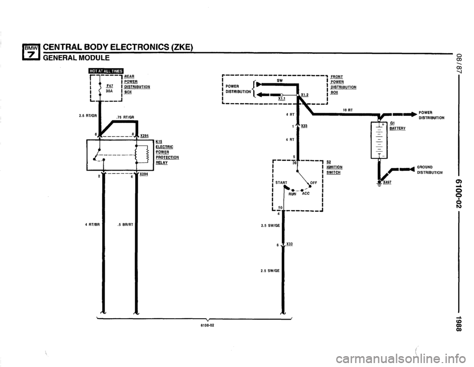 BMW 735i 1987 E32 Electrical Troubleshooting Manual 