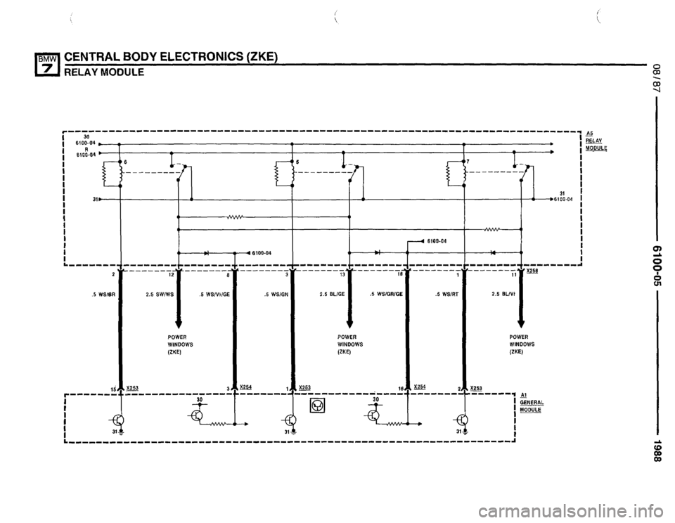 BMW 735i 1987 E32 Electrical Troubleshooting Manual 