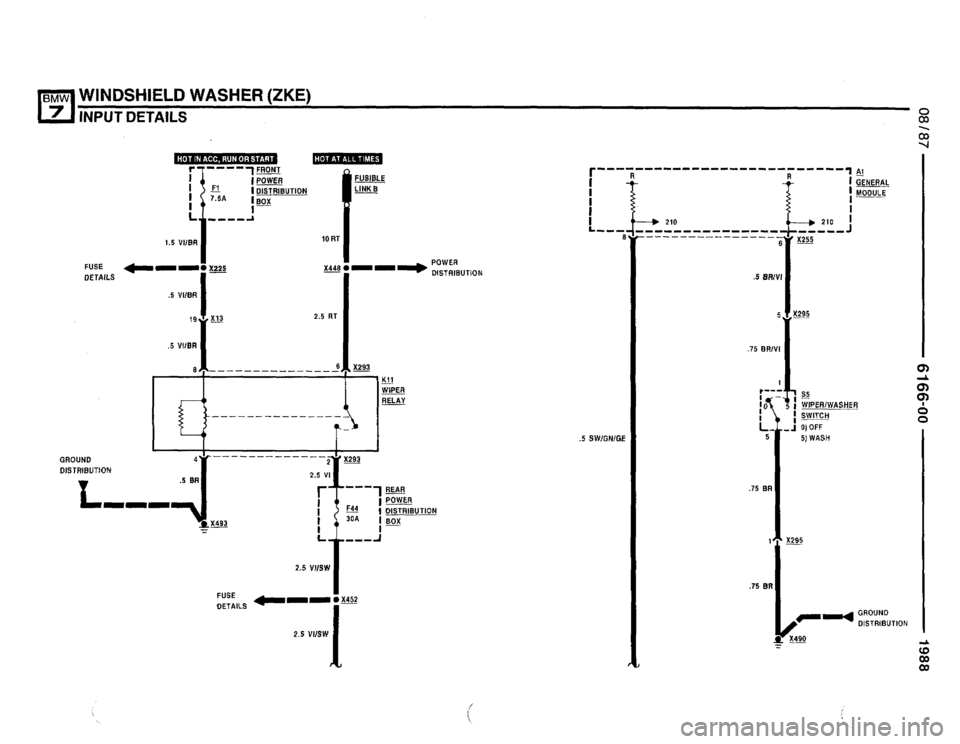 BMW 735i 1987 E32 Electrical Troubleshooting Manual 