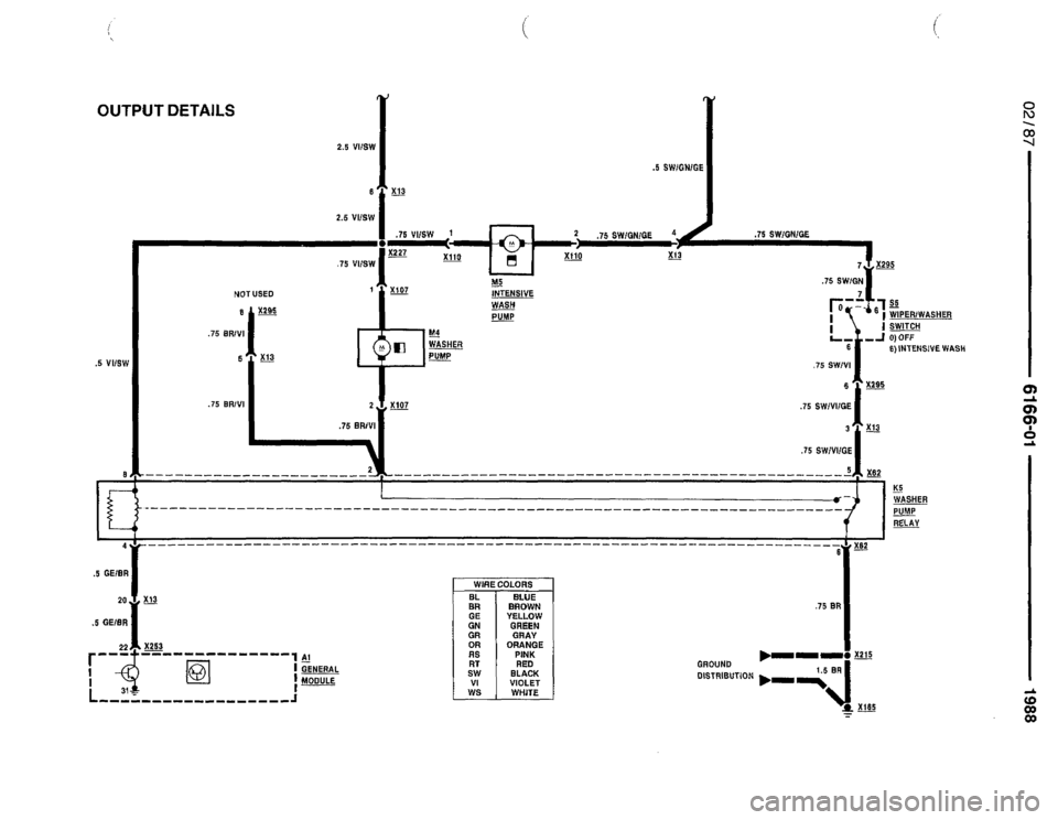 BMW 735i 1987 E32 Electrical Troubleshooting Manual 
