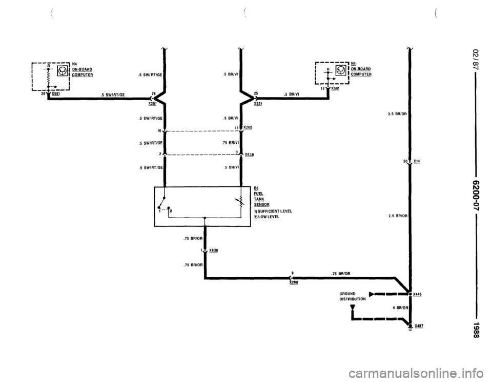 BMW 735i 1987 E32 Electrical Troubleshooting Manual 