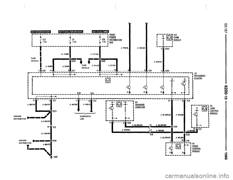BMW 735i 1987 E32 Electrical Troubleshooting Manual 