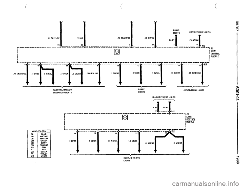 BMW 735i 1987 E32 Electrical Troubleshooting Manual 