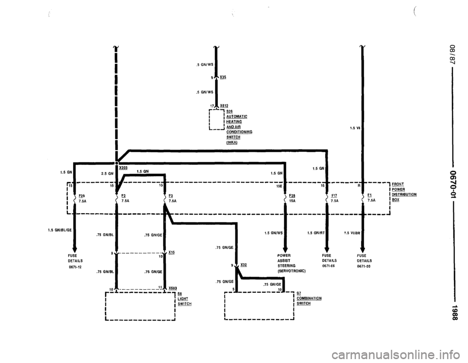 BMW 735i 1987 E32 Electrical Troubleshooting Manual 