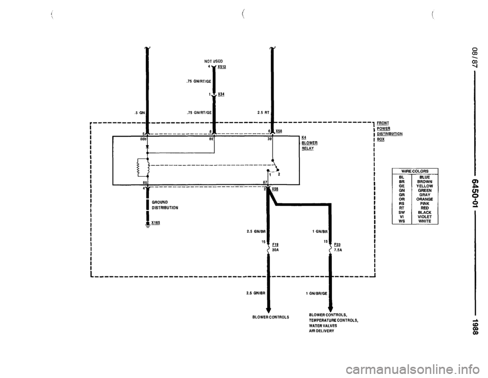 BMW 735i 1987 E32 Electrical Troubleshooting Manual 