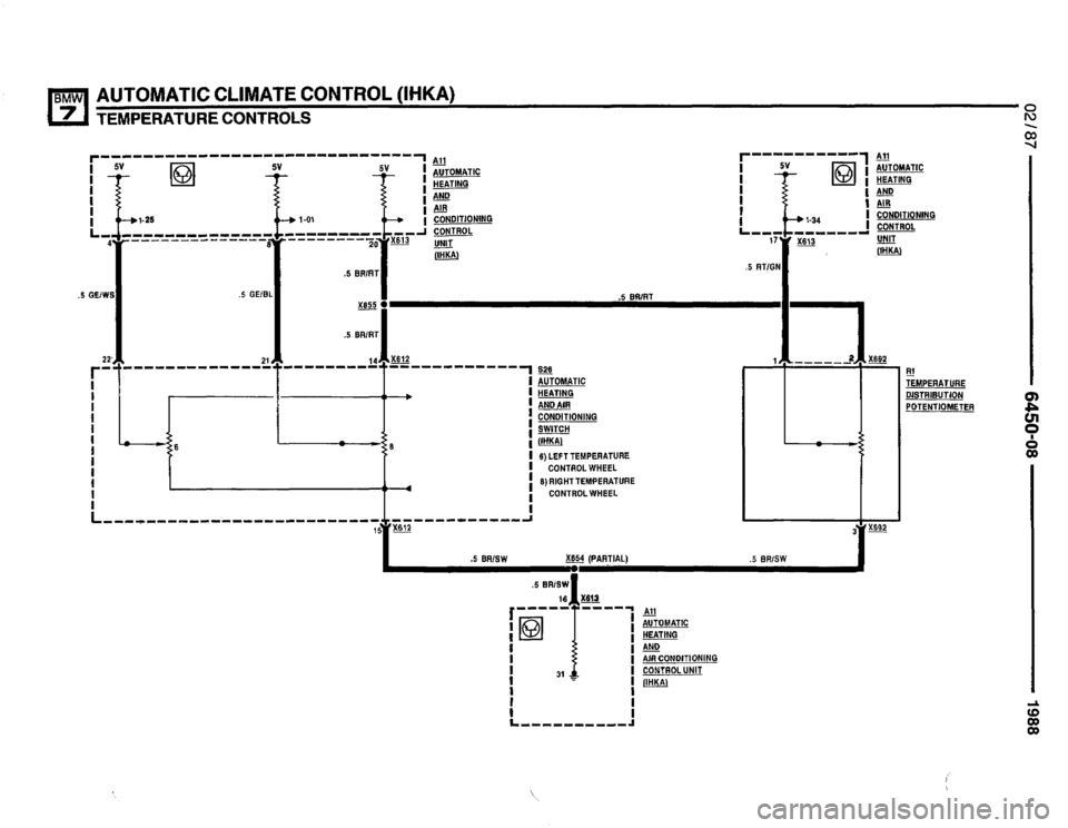BMW 735i 1987 E32 Electrical Troubleshooting Manual 