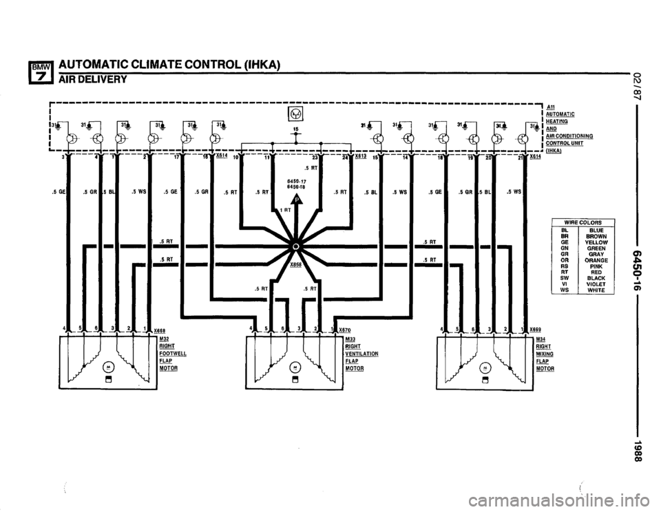 BMW 735i 1987 E32 Electrical Troubleshooting Manual 