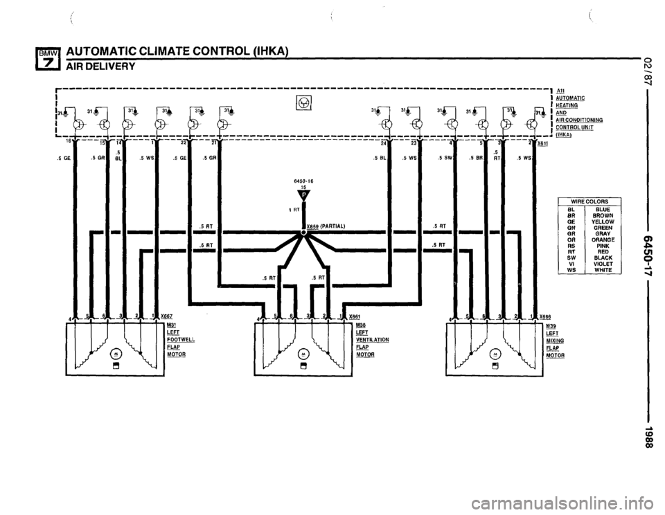 BMW 735i 1987 E32 Electrical Troubleshooting Manual 