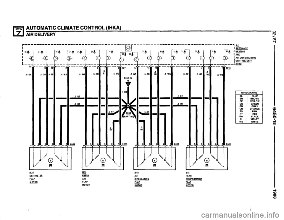 BMW 735i 1987 E32 Electrical Troubleshooting Manual 