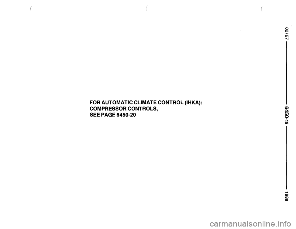 BMW 735i 1987 E32 Electrical Troubleshooting Manual 