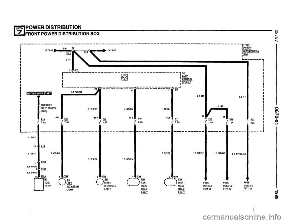 BMW 735i 1987 E32 Electrical Troubleshooting Manual 