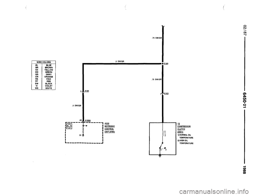 BMW 735i 1987 E32 Electrical Troubleshooting Manual 