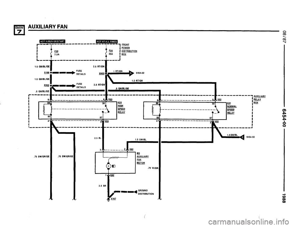 BMW 735i 1987 E32 Electrical Troubleshooting Manual 
