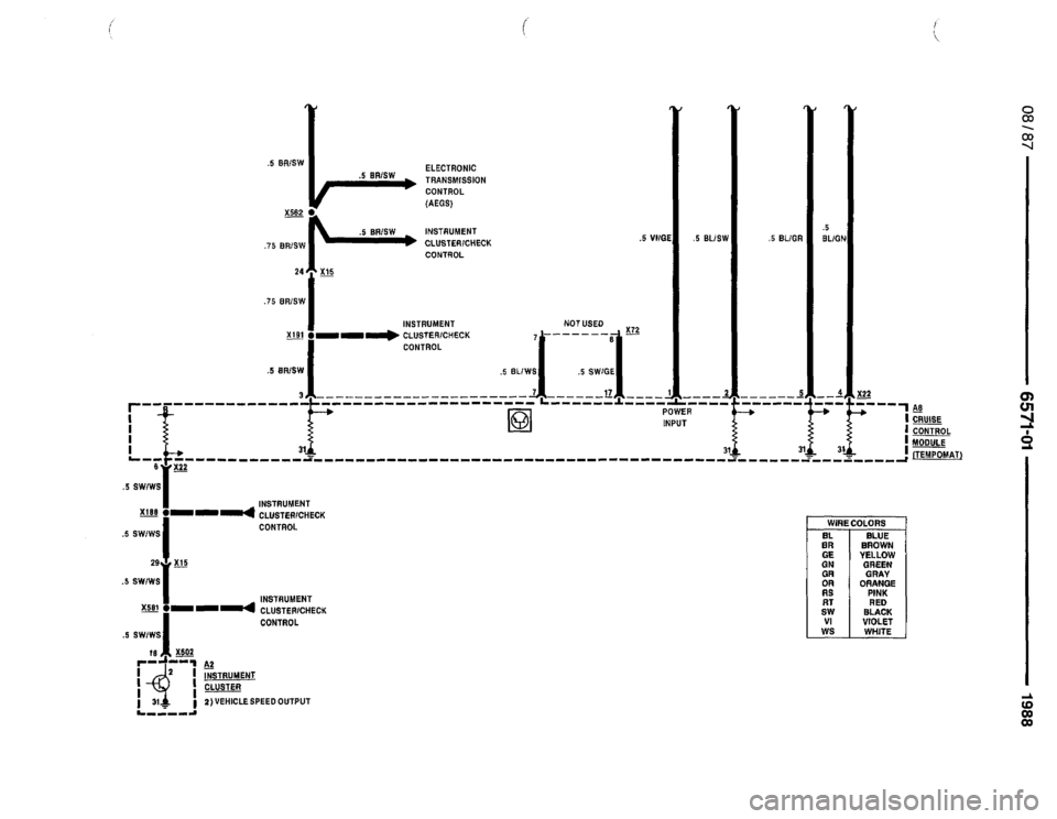 BMW 735i 1987 E32 Electrical Troubleshooting Manual 