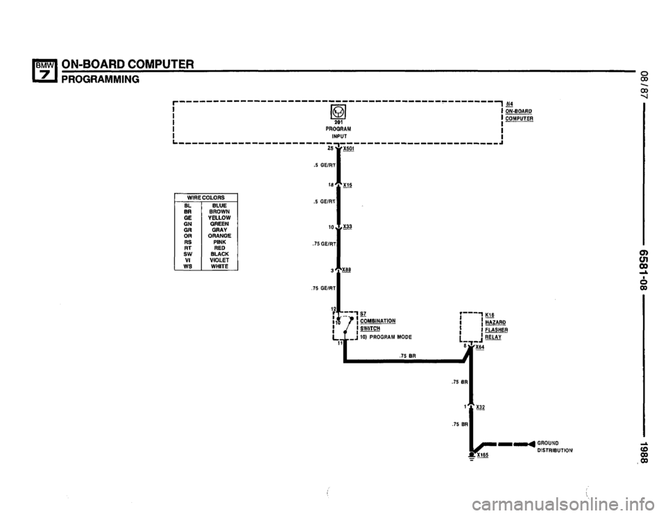 BMW 735i 1987 E32 Electrical Troubleshooting Manual 