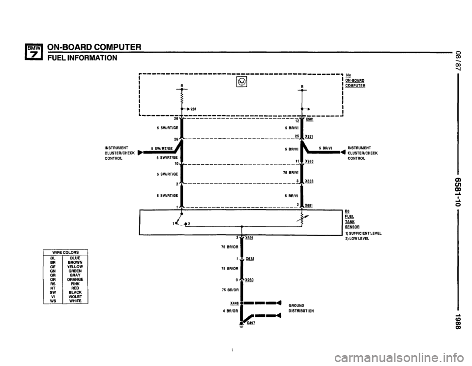 BMW 735i 1987 E32 Electrical Troubleshooting Manual 