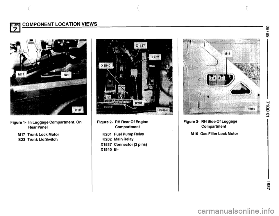 BMW 735i 1987 E32 Electrical Troubleshooting Manual 