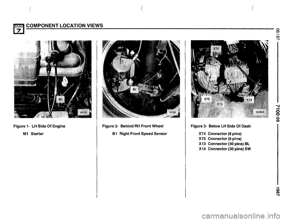 BMW 735i 1987 E32 Electrical Troubleshooting Manual 