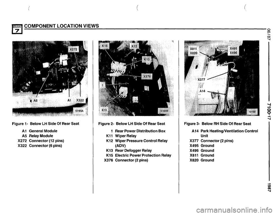 BMW 735i 1987 E32 Electrical Troubleshooting Manual 