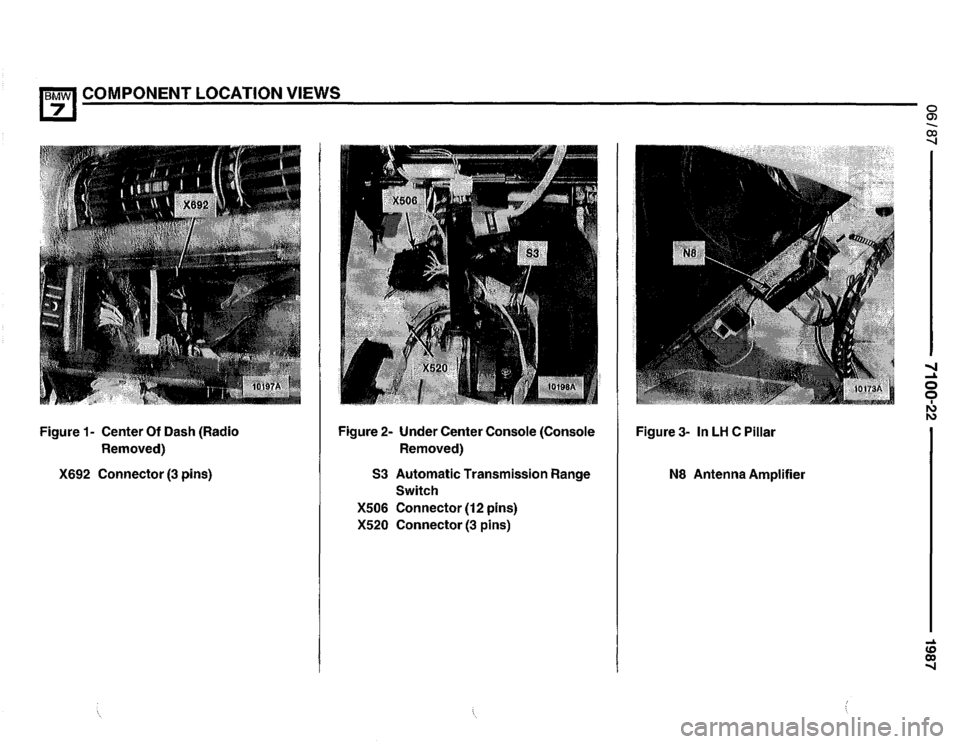 BMW 735i 1987 E32 Electrical Troubleshooting Manual 
