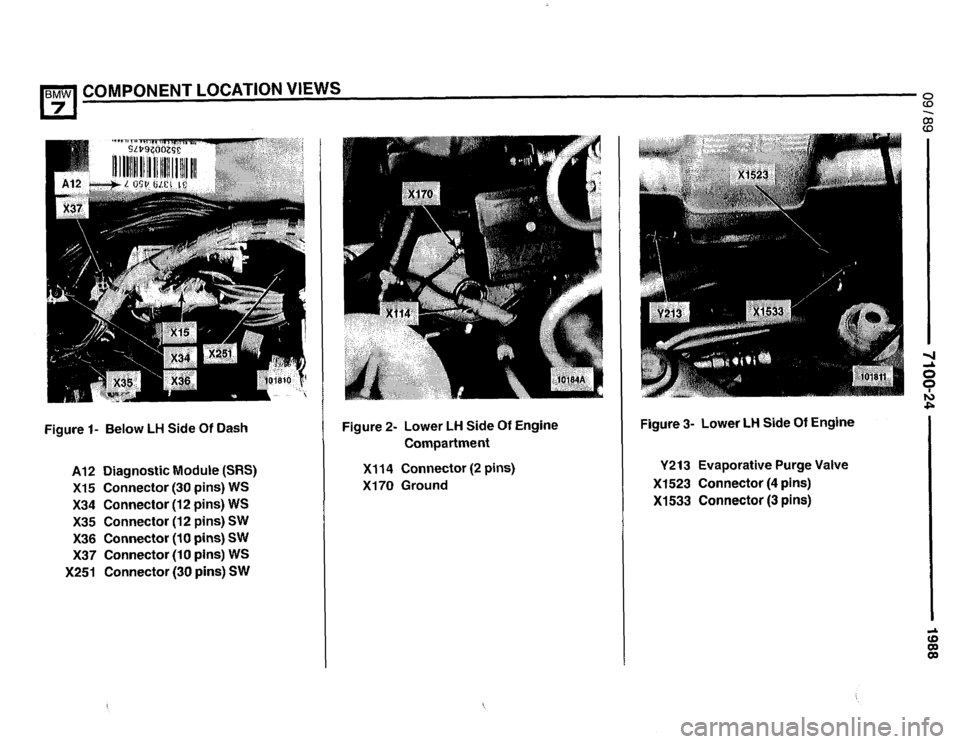 BMW 735i 1987 E32 Electrical Troubleshooting Manual 